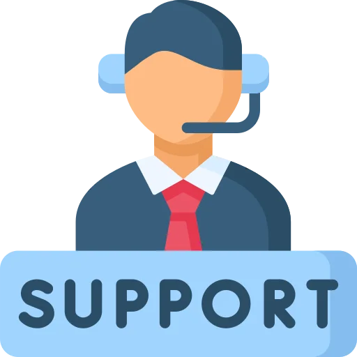 Booking system support sign