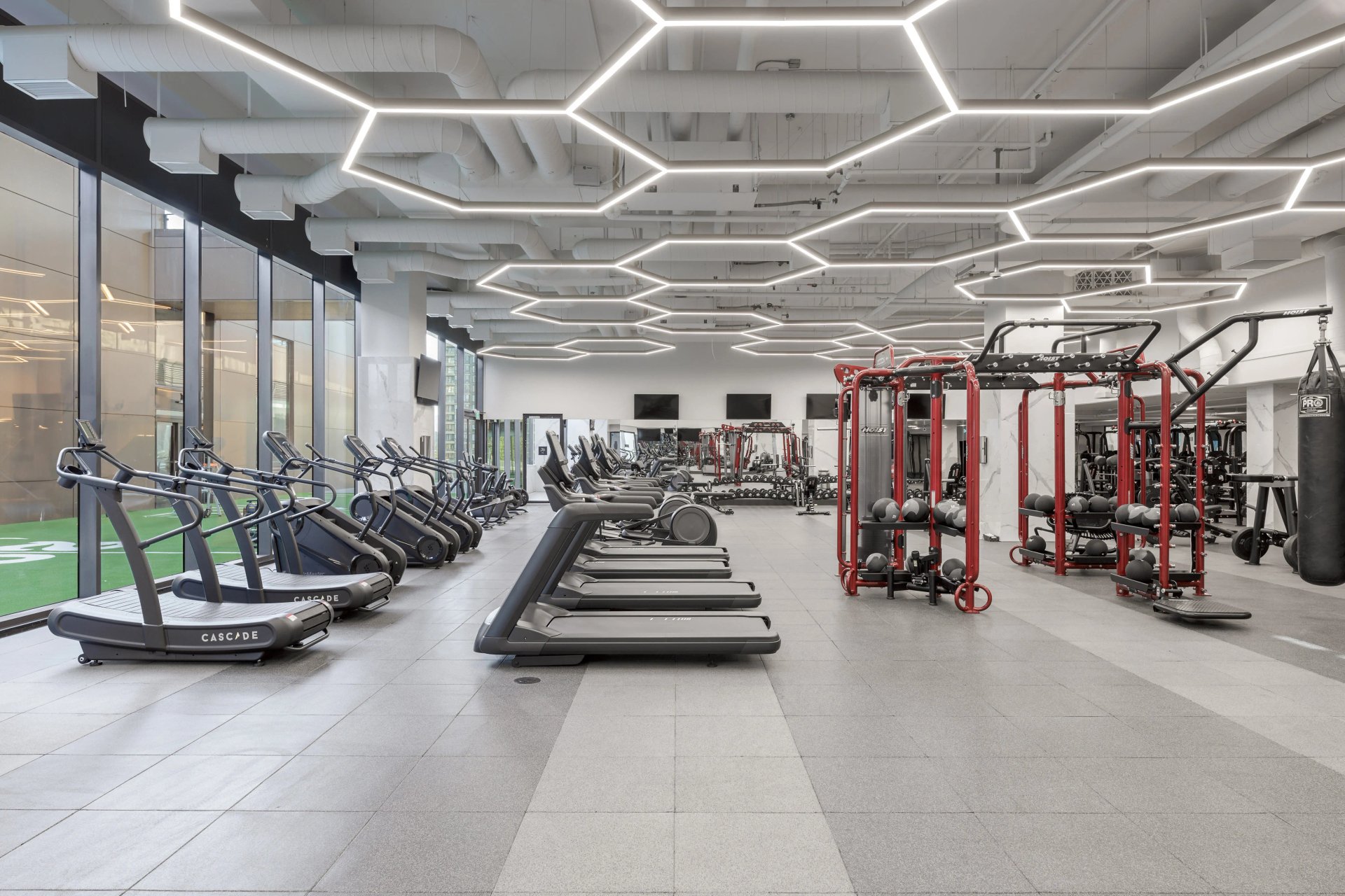 Club Gilmore fitness centre with cardio and strength equipment